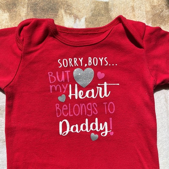 4/$24🦩 Set of 3 Girls 12mo Onesies - Picture 2 of 8